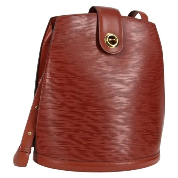 LOUIS VUITTON Epi Cluny Shoulder Bag Brown - Picture 1 of 16